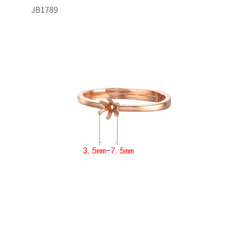 rose gold color 3.5mm