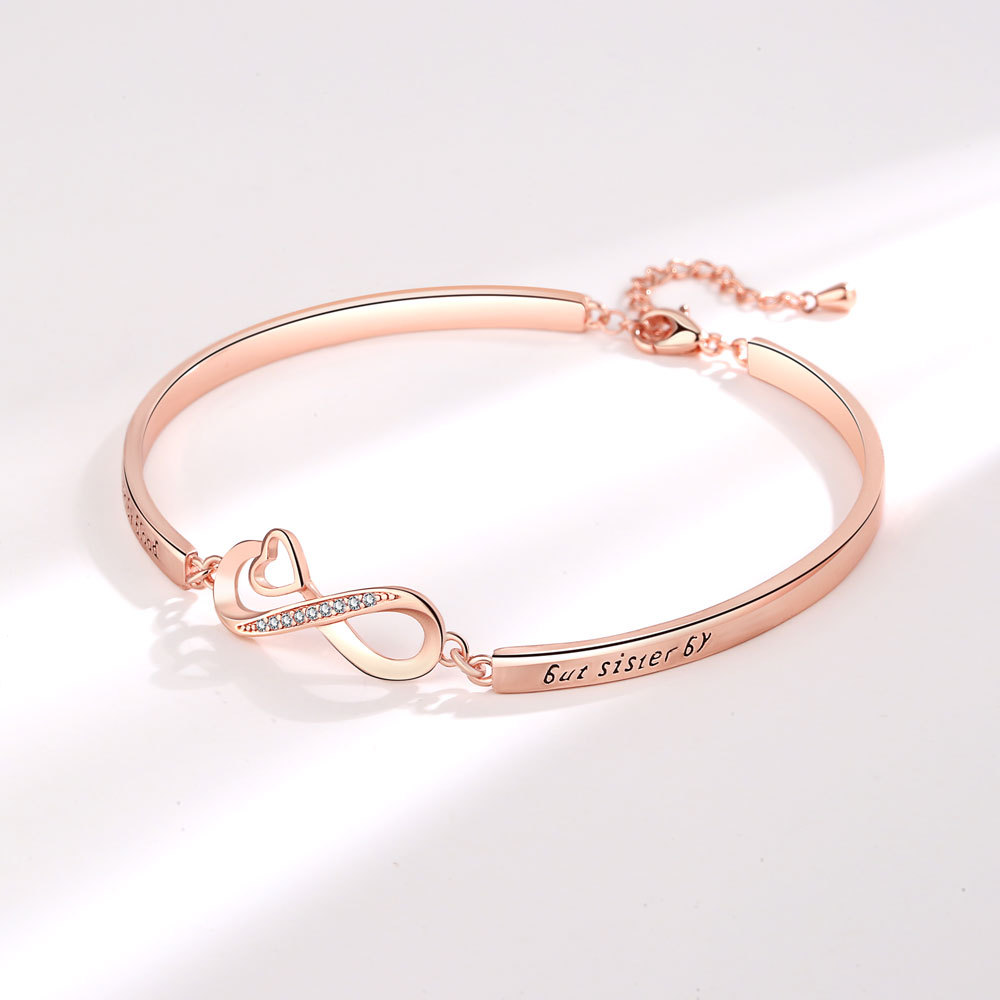 1:rose gold color plated