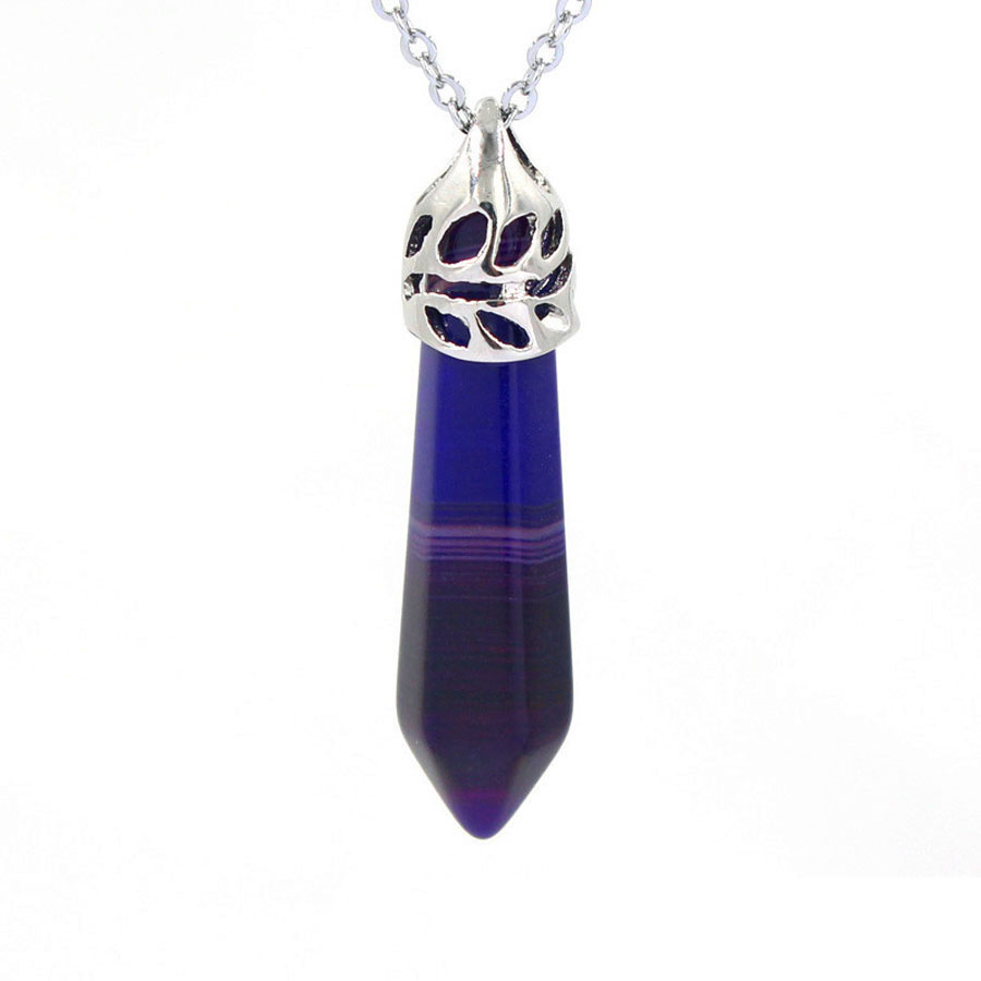 15:Purple striped agate