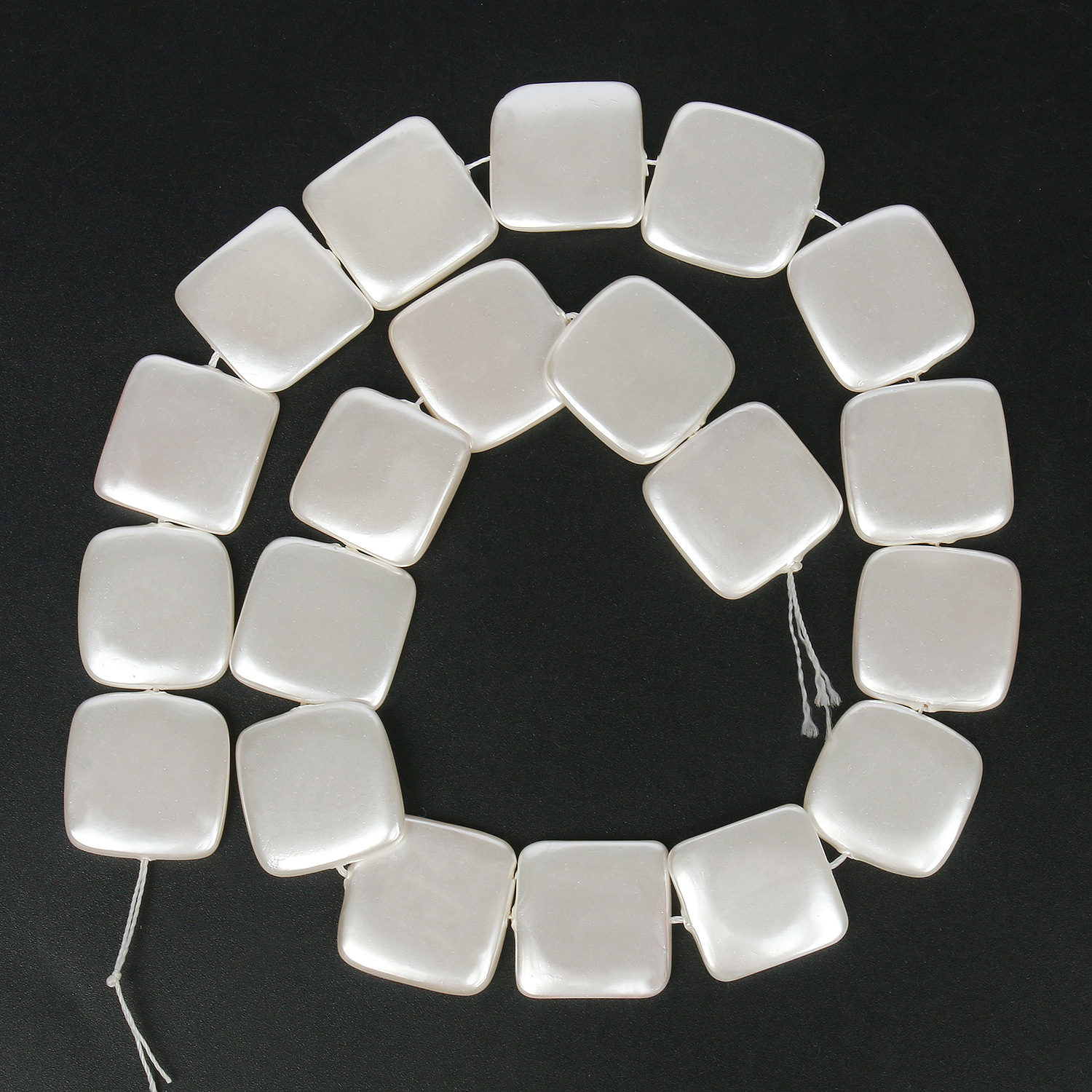 White square 20mm