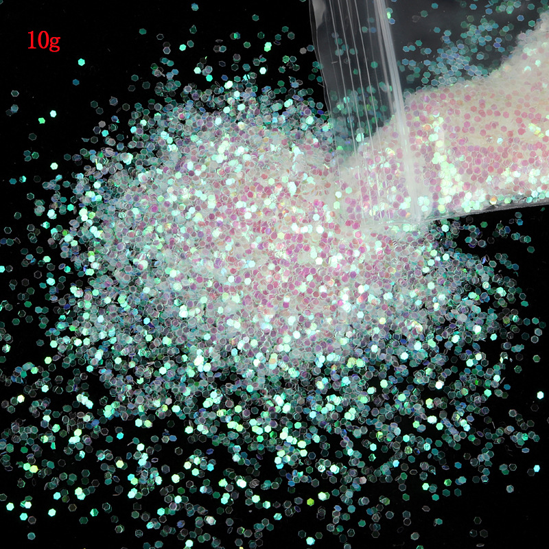 1:10G bag 1MM red Green Glitter Pink -2