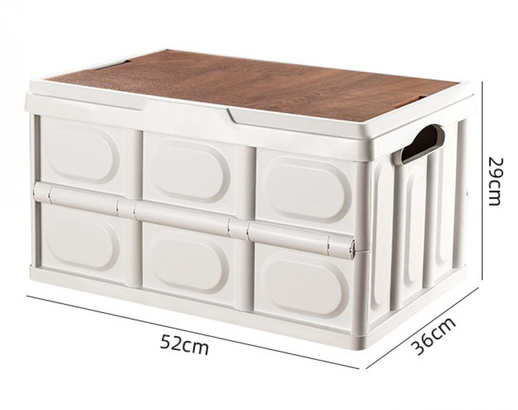 Large Size 55L(white) No handle   wooden lid