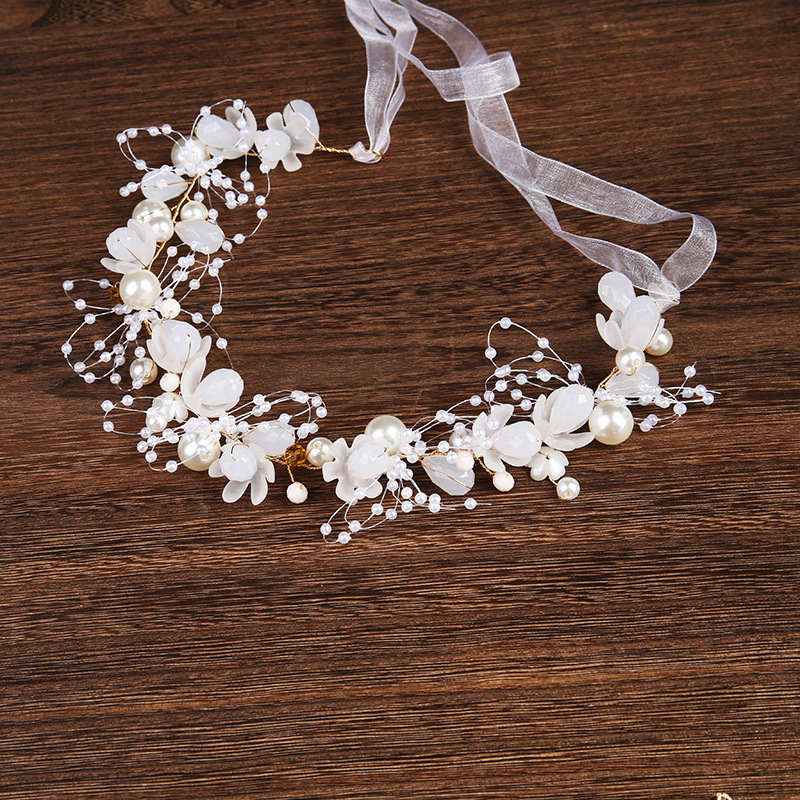 White starry wreath