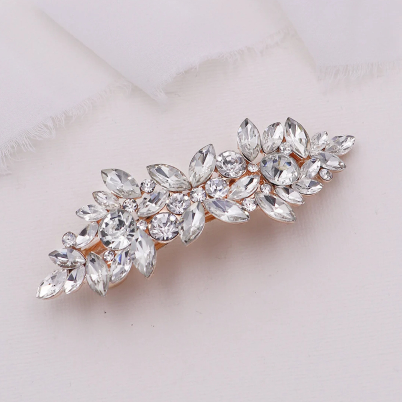 KC Gold Spring Clip Full Diamond Version