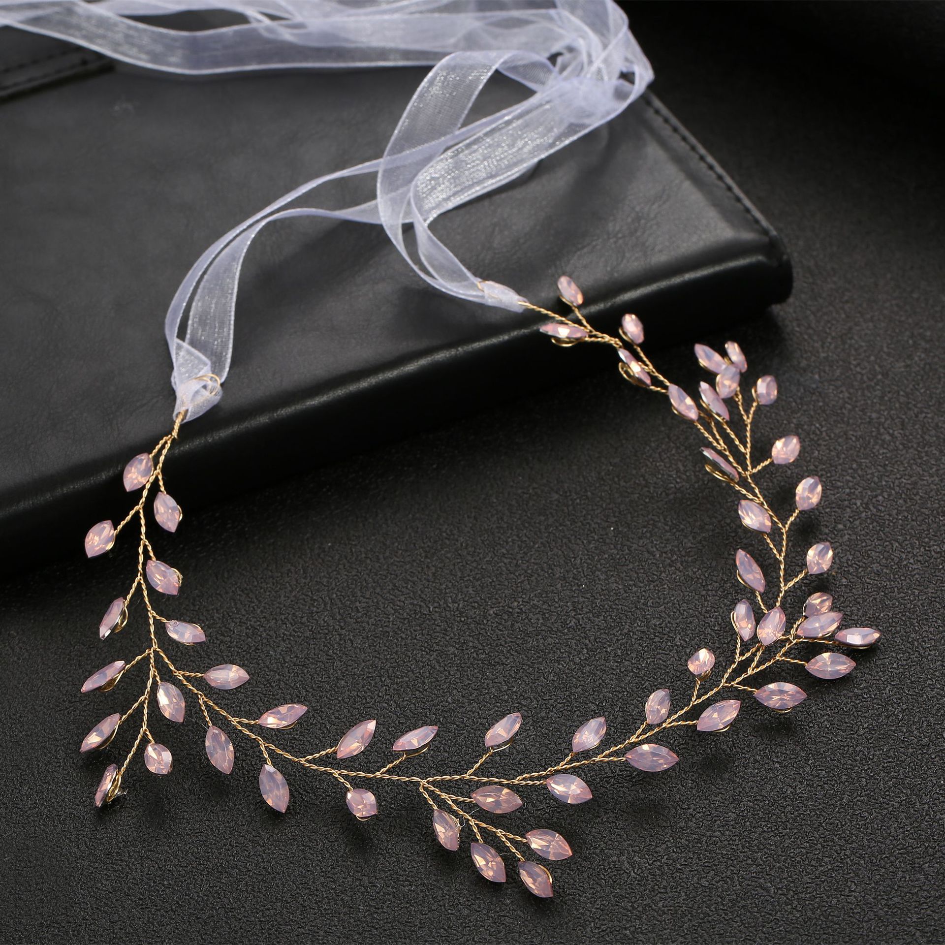 Pink diamond KC gold thread