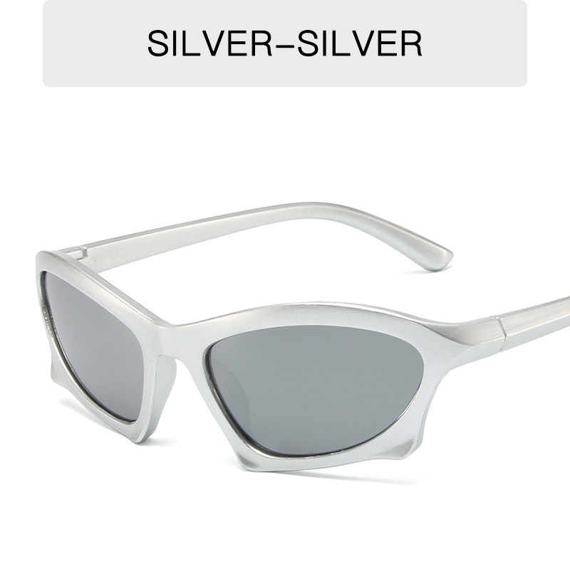 Silver frame, white mercury