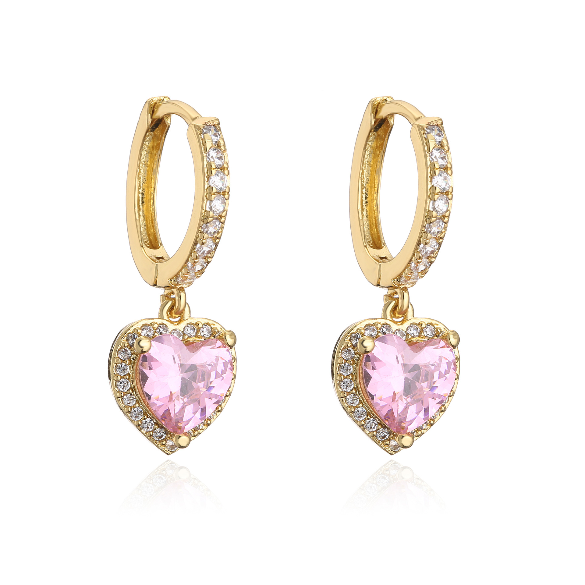 Gold pink diamond