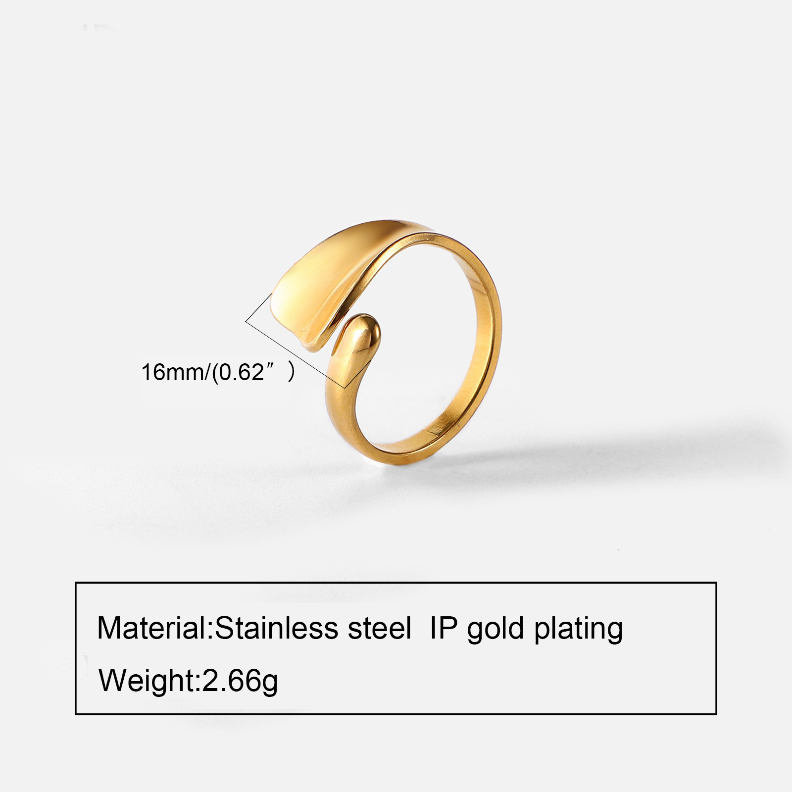 5 cuff finger ring