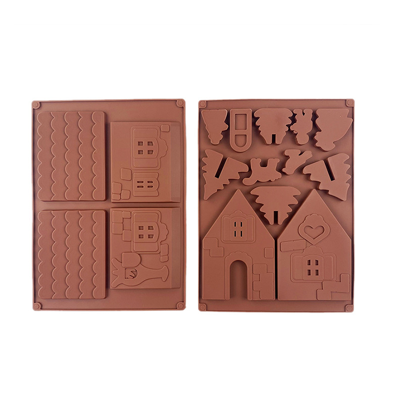 Group E Christmas House Mold