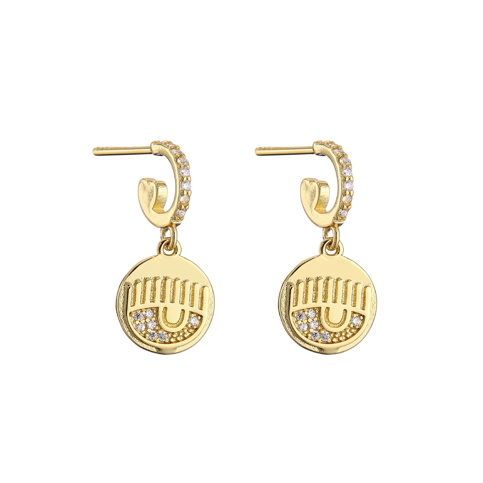 Gold Earrings 1 pair