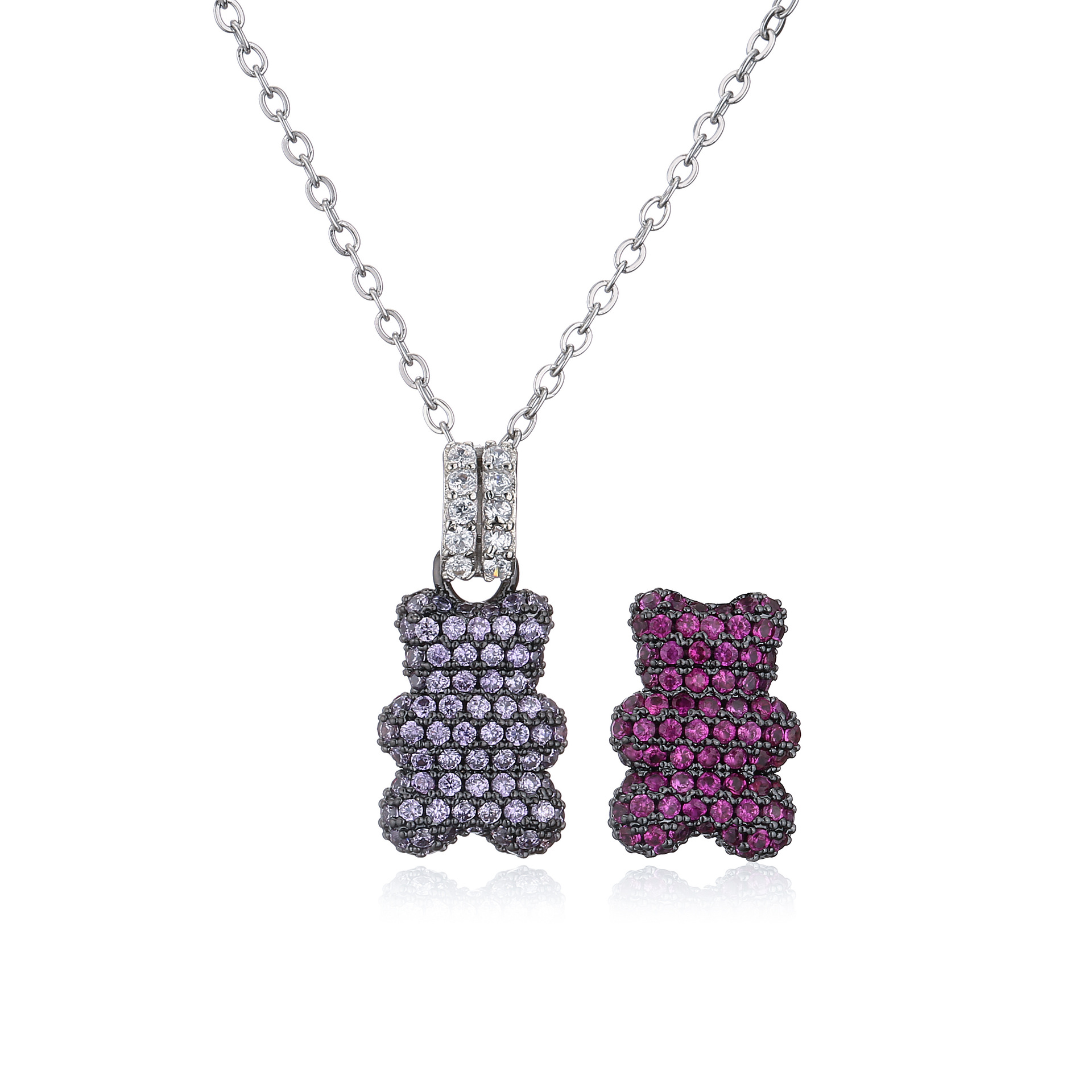 Amaranth Bear O chain