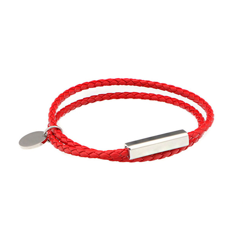 Double red rope steel buckle