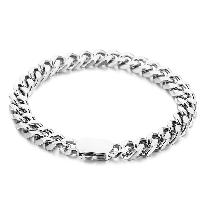 Steel Color Bracelet 8mm20cm