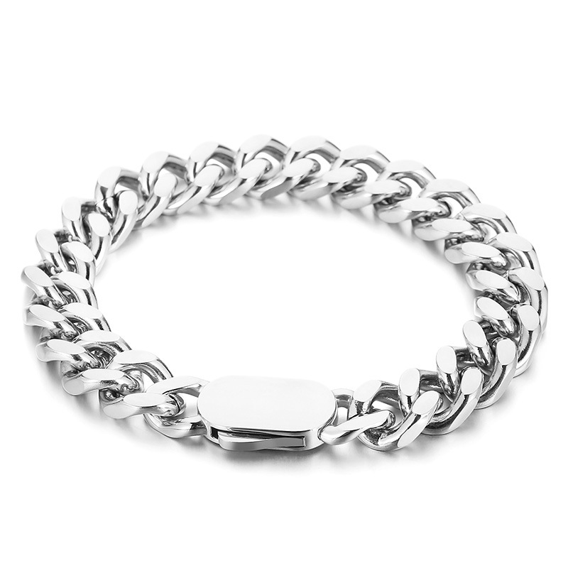 Steel Color Bracelet 12mm21cm