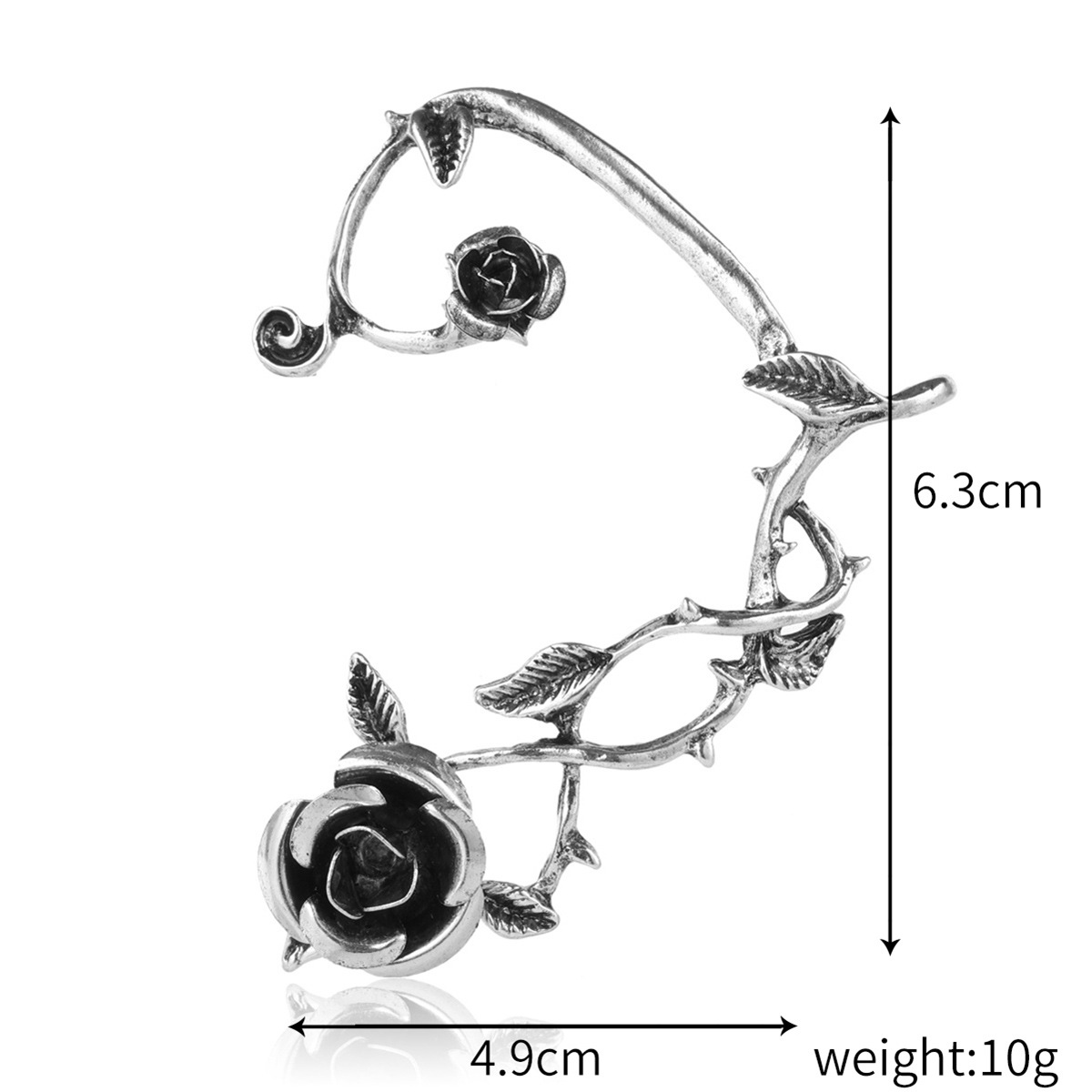 7:E2112-7 roses (single left ear)