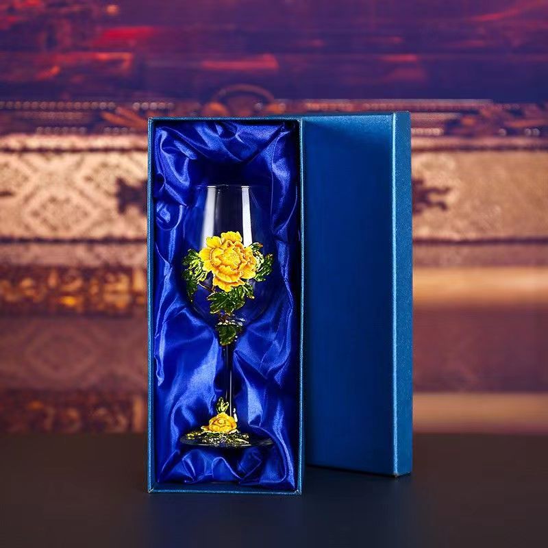 Yellow peony Cup body single piece gift box