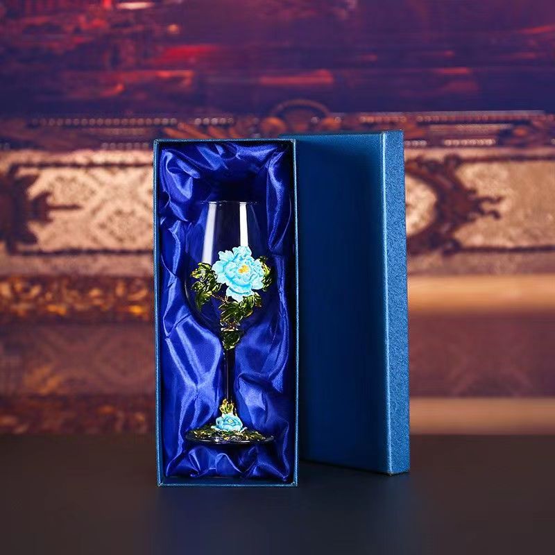 Blue peony Cup body single piece gift box