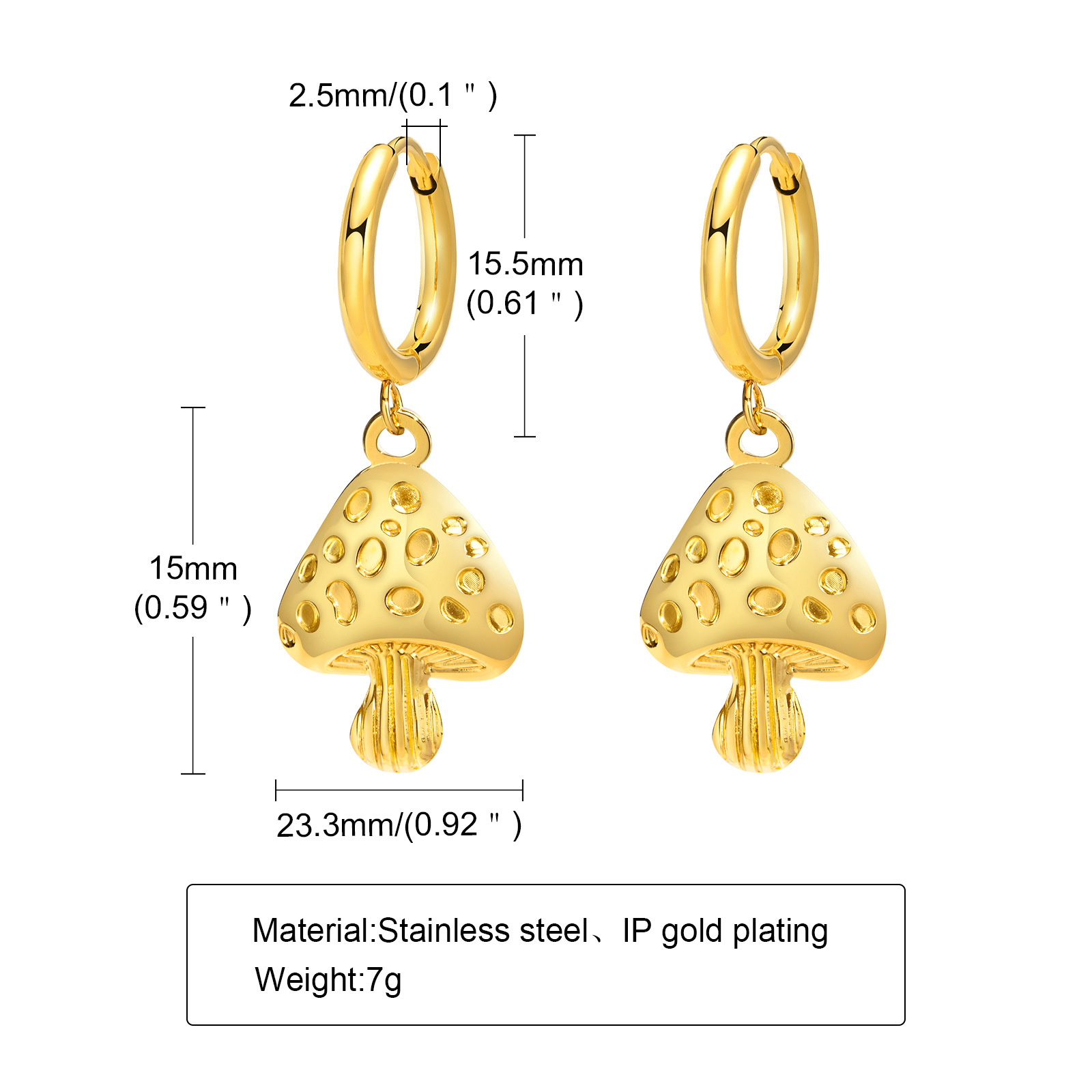 1:Earrings 1 pair