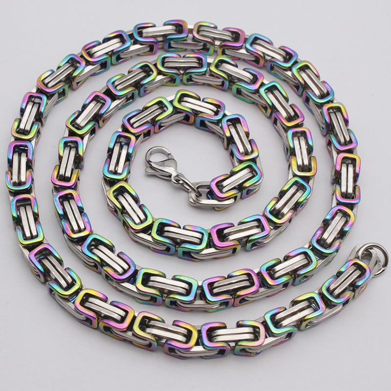 6N double color necklace