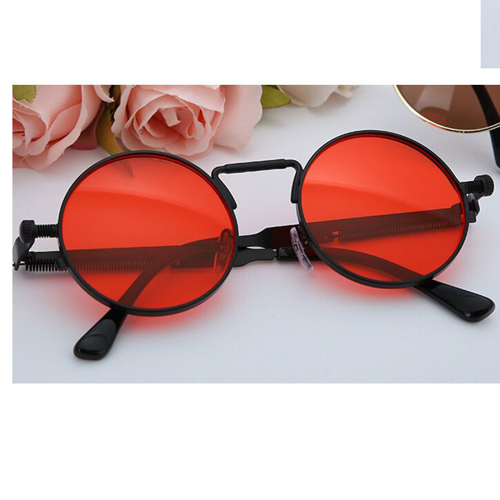 Black frame bright red