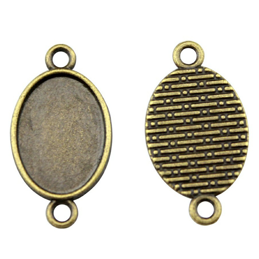 antique bronze color 13x18mm