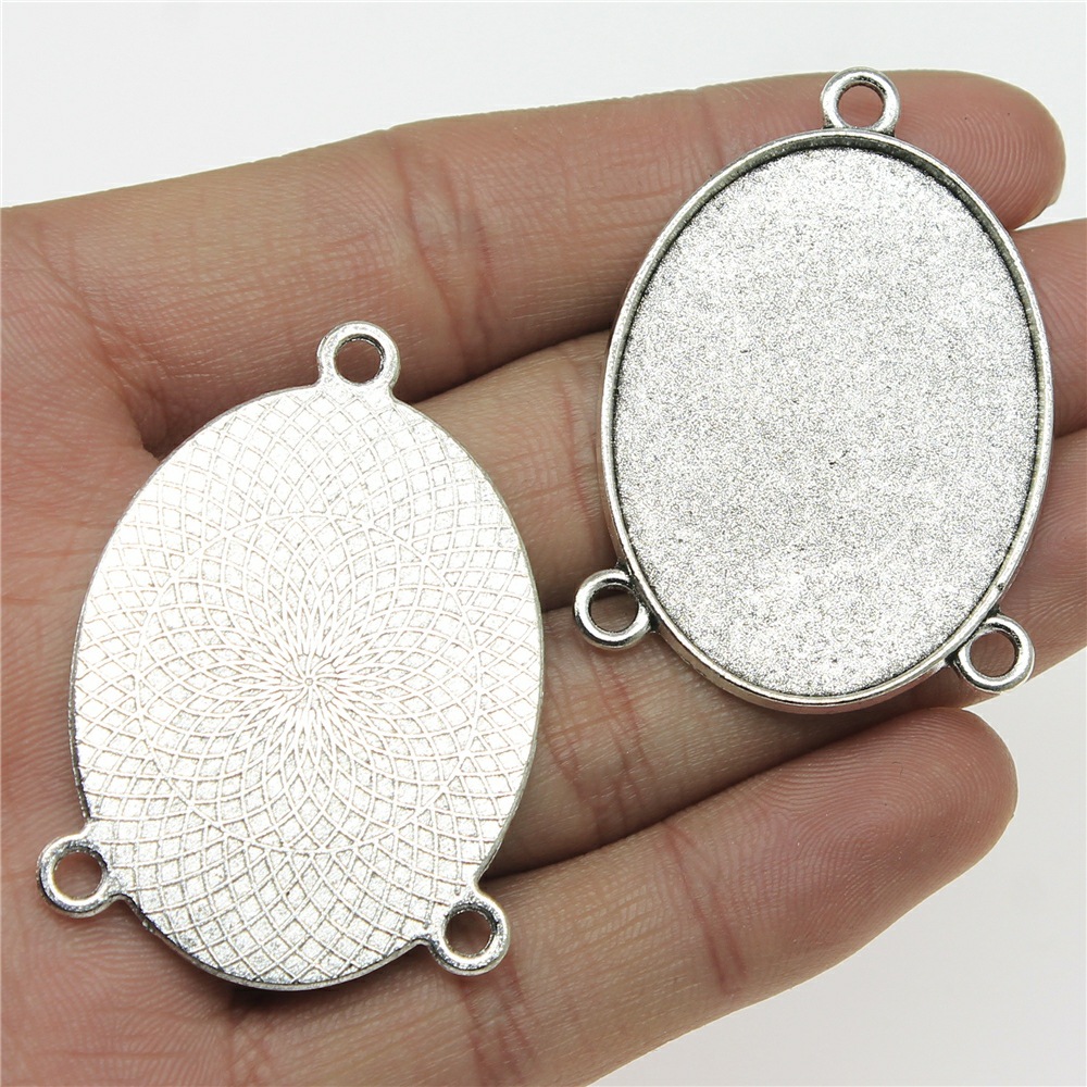 antique silver color 10x14mm