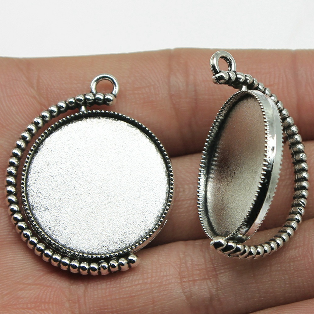 antique silver color 20mm