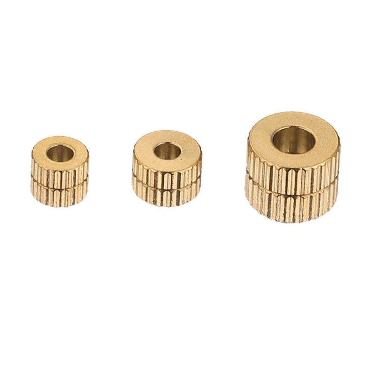 Straight grain - gold 4mm