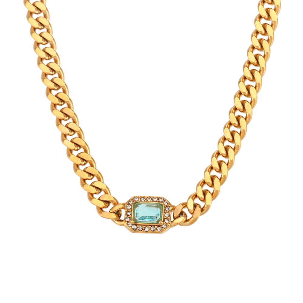 Necklace blue