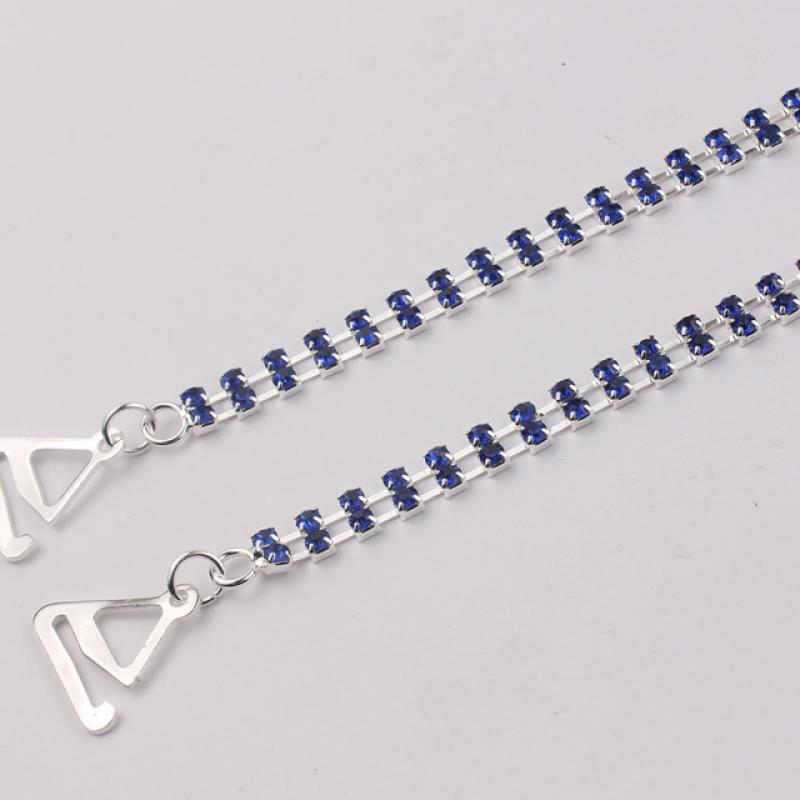 Double row diamond royal blue