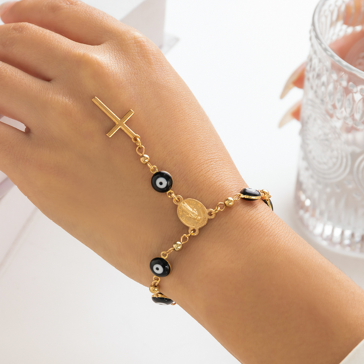 Bracelet Gold + Black 2082