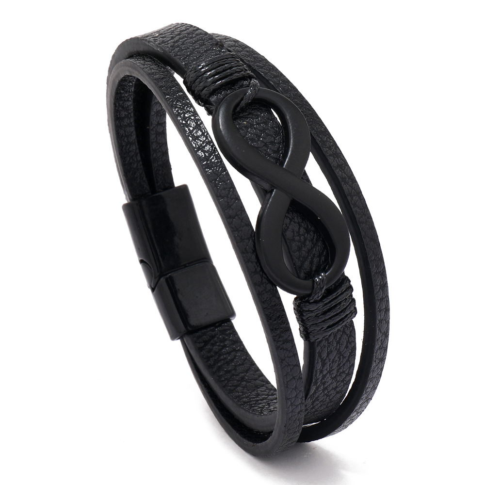 Black leather Black Buckle 21.5cm