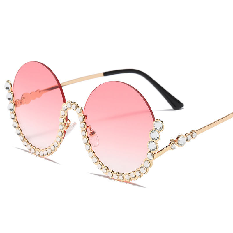 Gold Frame gradient pink