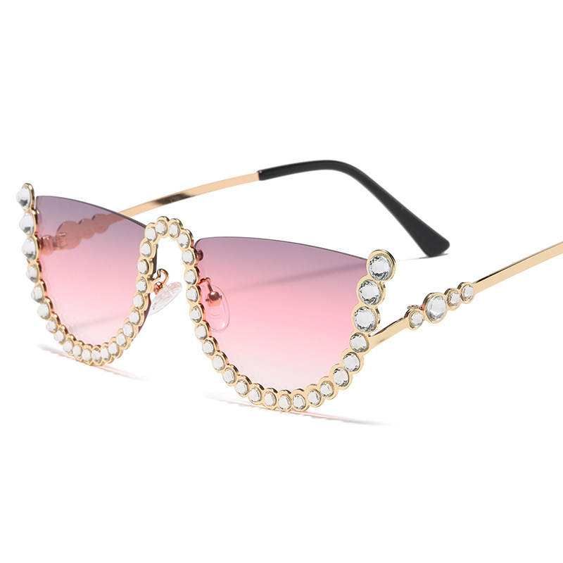 Gold Frame gradient pink