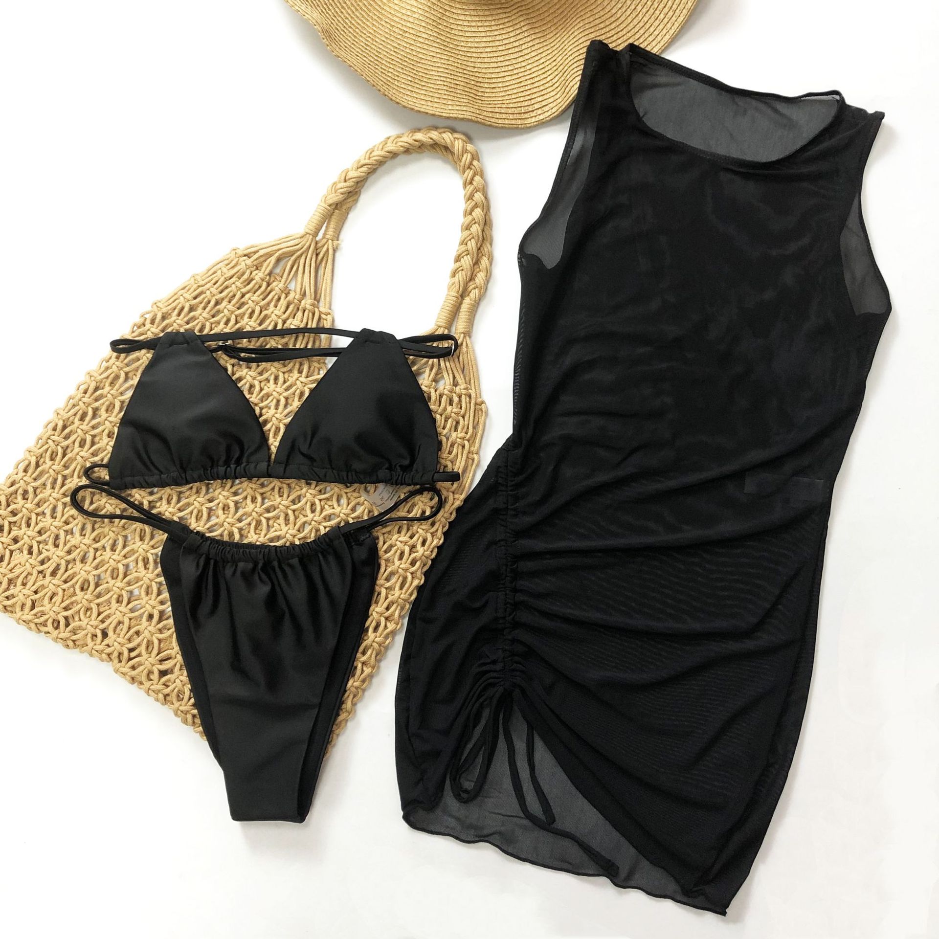 Black three-piece set