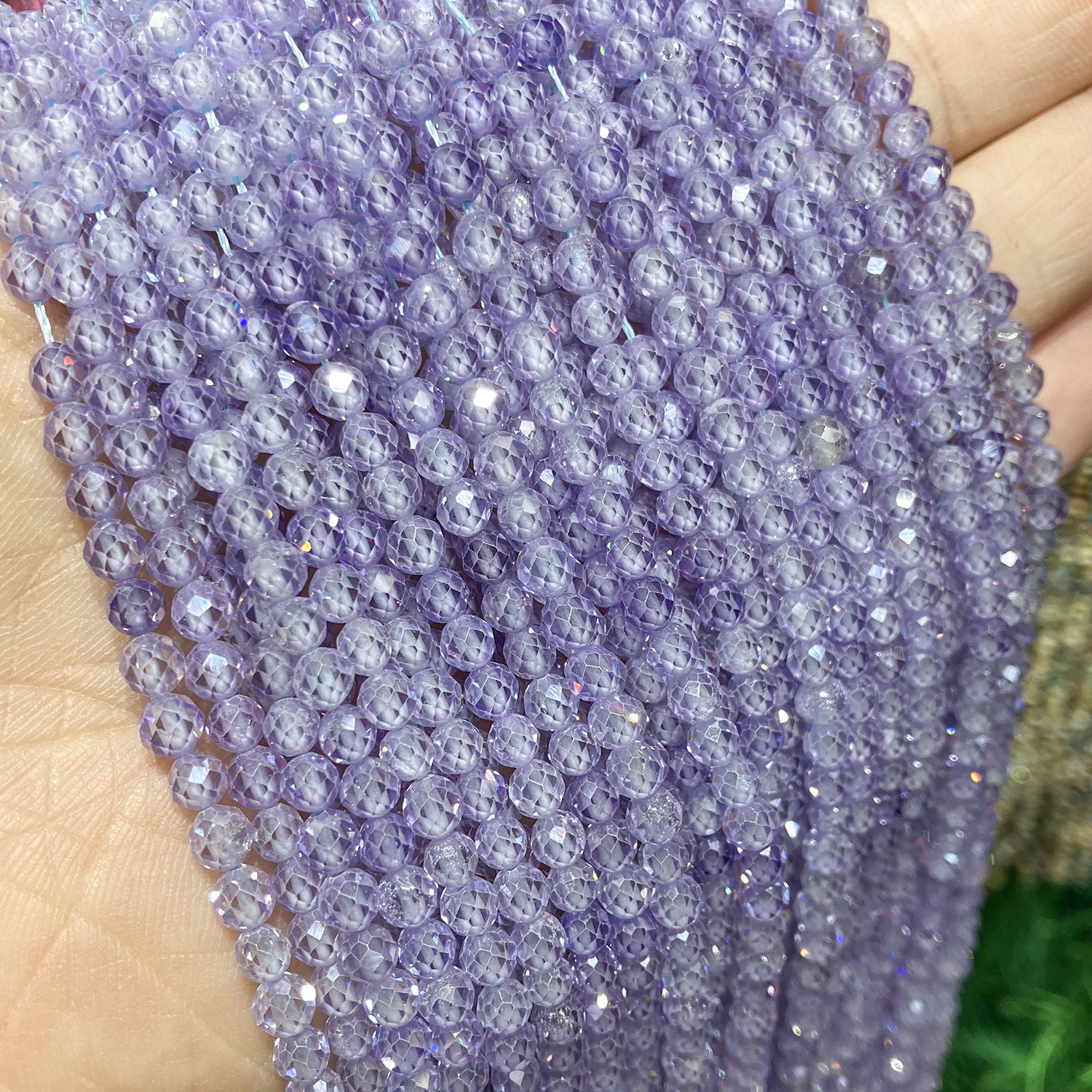 light purple 2mm approx. 180 pcs