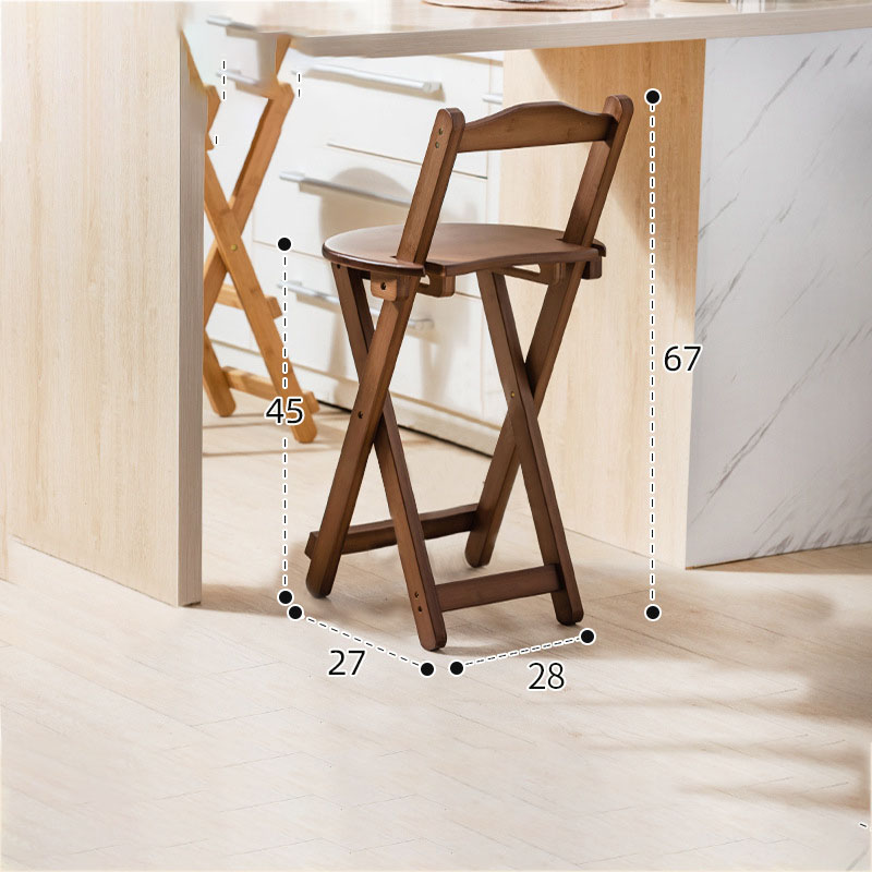 Tea color small high chair