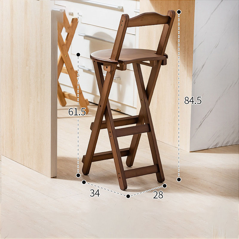 Tea colour medium high chair