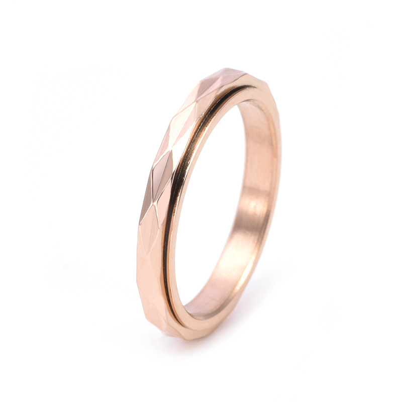 real rose gold plated US Size #5