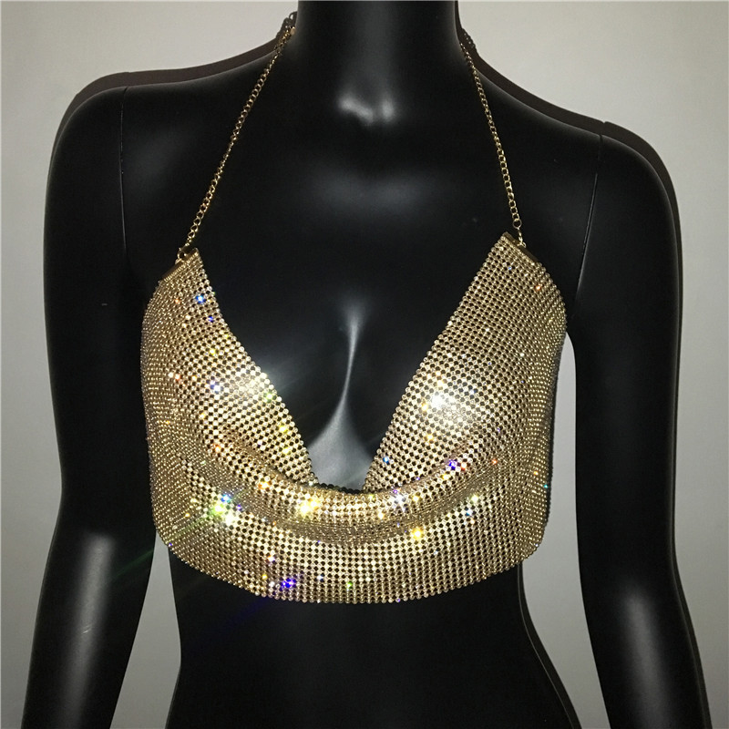 gold with rhinestone