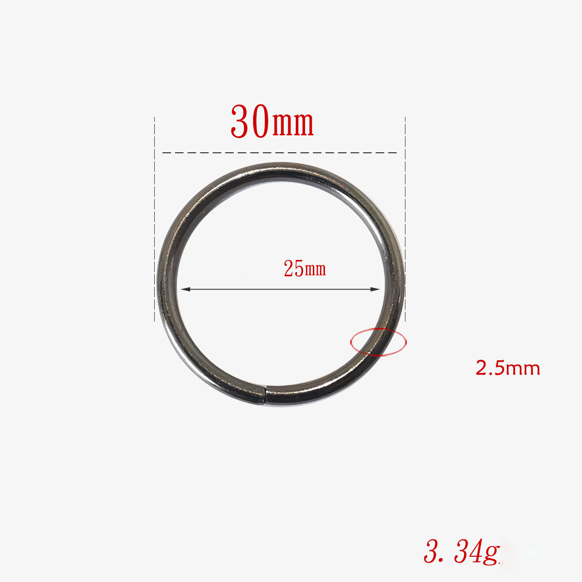 7:Gun color inner 25x2/5mm