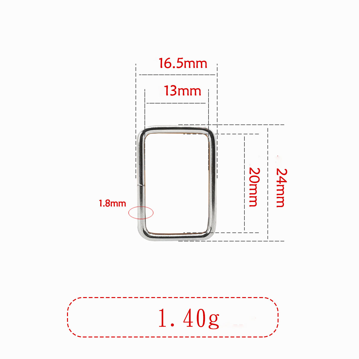 1:1/8x20x13mm