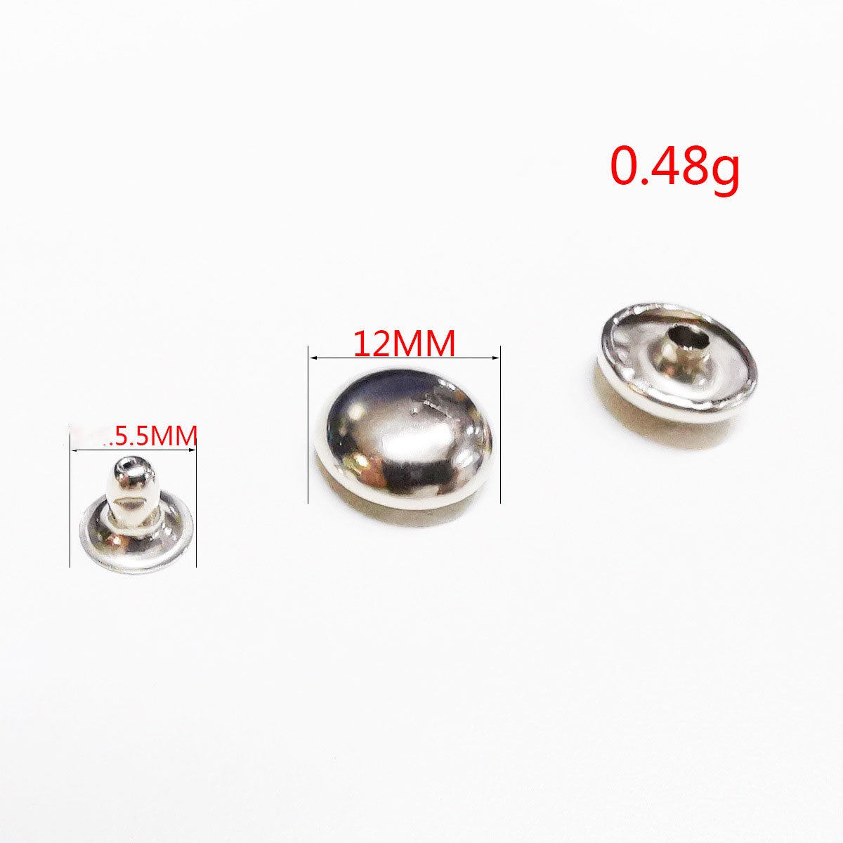 12mm silver