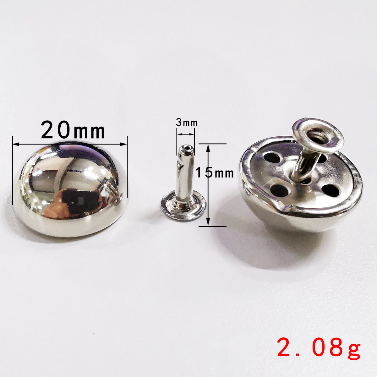 20mm silver