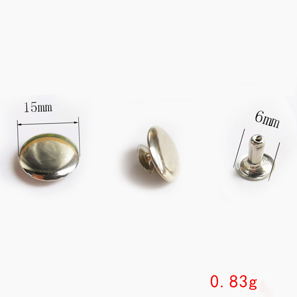 15mm silver