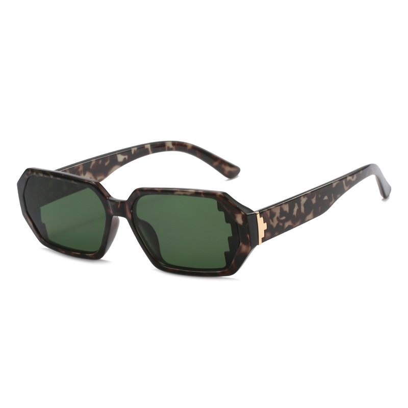 Leopard frame dark green