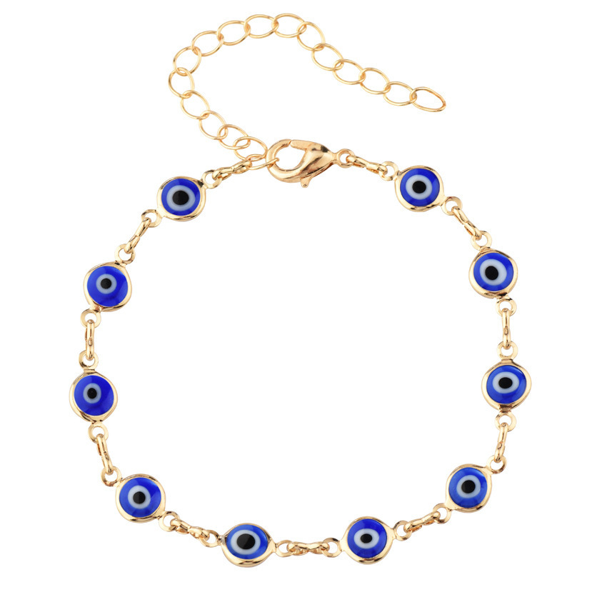 Evil Eye Blue Gold 19cm