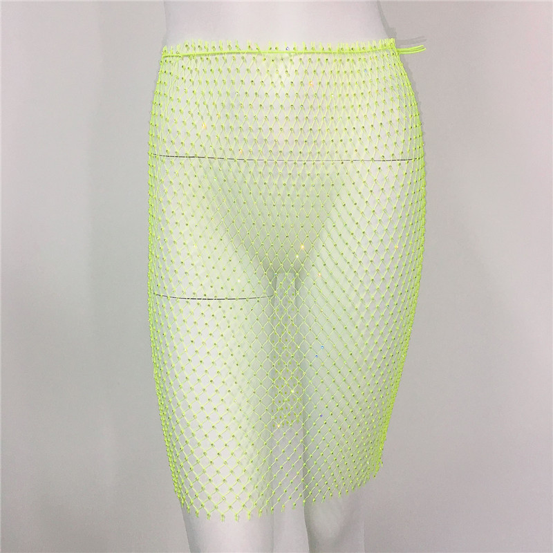 fluorescent green skirt GC133