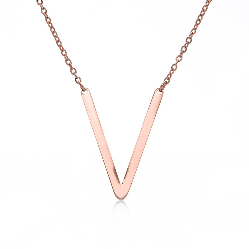 rose gold color V