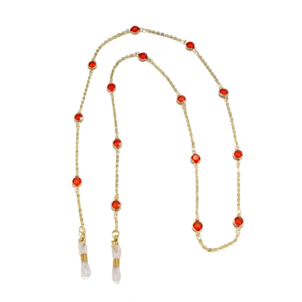 1:Red diamond- Gold chain